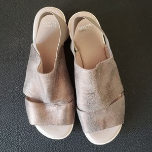 Johnston & Murphy Platform Sandals